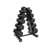 Black Hex Hexagonal Dumbbell THJ-LJ03, 131459